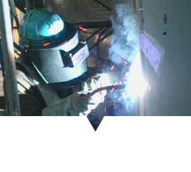 半自動溶接工事
